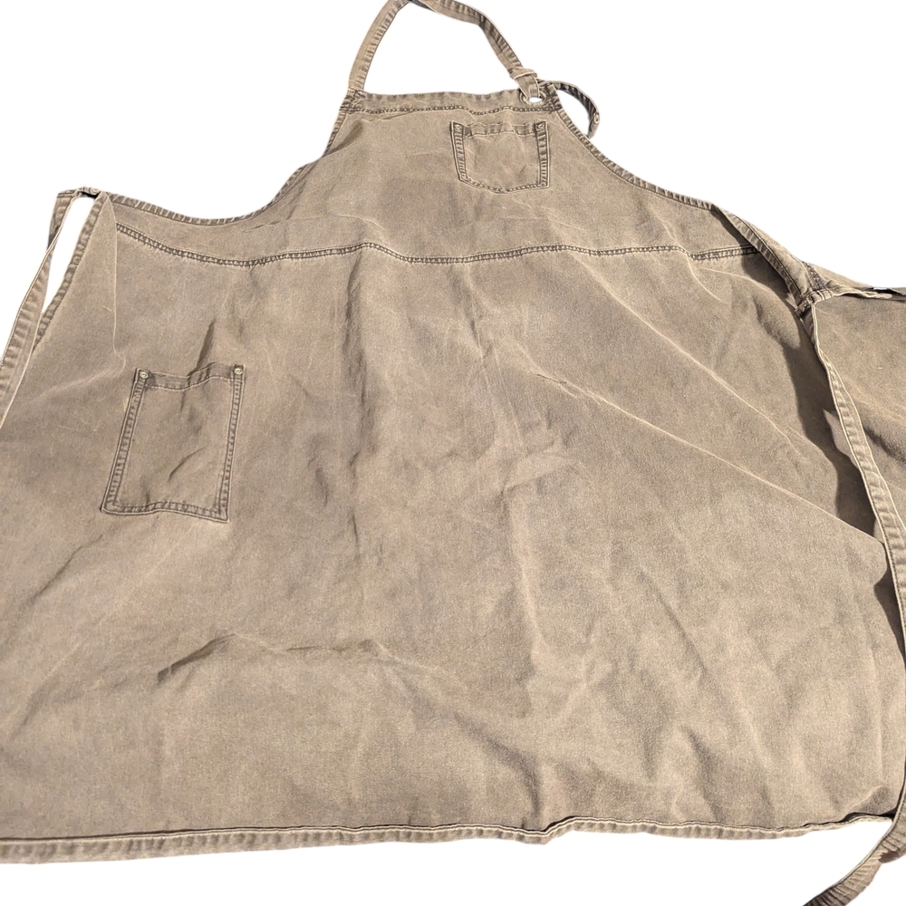 Chef Works Grey Denim Apron Unisex